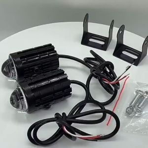 JIANTAI Motorcycle Mini Driving Light White+Yellow Pair of Universal High quality 20W