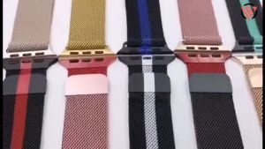 Dây thép milan cho A.watch seri 11/10/9/8/7/6/5/4/3/2/1/SE/Ultra - full size 38/40/41/42/44/45/46/49mm - chất liệu thép không gỉ