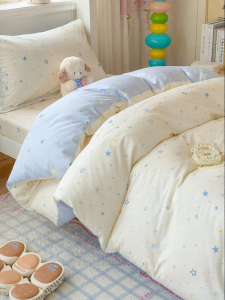 Nanjiren | Bộ Đồ Chăn Ga Gối Ba Mảnh Cotton