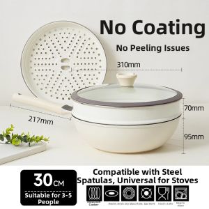 Redchef | Non-Coating Non-Stick Stir-Fry Pan