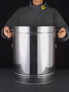 stainless rice dispenser 50kg/50kls capacity steel lagyanan ng bigas 50 kilos rice storage container