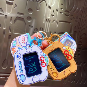 สร้อยคอจี้กุญแจลายการ์ตูนสัตว์น่ารักพร้อมแผ่นวาดจดจำภาพสัตว์น่ารักสำหรับนักเรียนและผู้หญิง