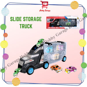 Mainan Mobil Anak Truk Besar Slide Storage Truck Sliding & Pull Back