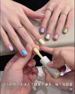 MIANEL 12ML Candy Nude Gel Sơn Móng Tay Màu Xanh Bạc Hà Macaron Vàng Dopamine Nail Art Móng Tay Dễ Thương Gel Chuyên Nghiệp Cho Độ Bóng Lâu Dài