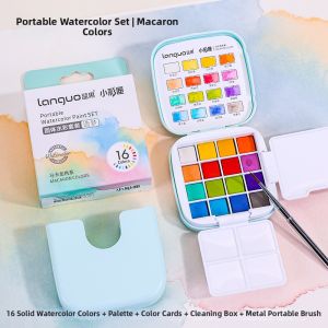 Languo | Travel Sketch Mini Watercolor Palette 16 Colors