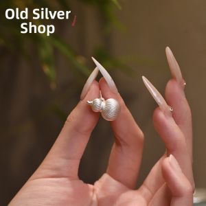 WU YUE JEWELRY | Traditional Fortune Gourd Sterling Silver Pendant
