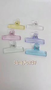 Klip Kertas Transparan & Alat Tulis Aesthetic