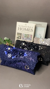 Cakra Official - Tas Wanita AYRA Bag Clutch Wanita Premium Tas Pesta Wanita Tas Selempang Wanita Sling Bag Tas Kondangan Dompet Wanita Tas Wanita Viral Model Terbaru Tas Pesta Wanita Tas Brokat Wanita