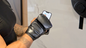 Music boxing machine interactive boxing coach with boxing gloves wall-mounted electronic boxing target for adults and children
