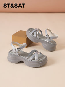 ST&SAT | Comfortable Platform Sandals Soft and Wearable with Dresses