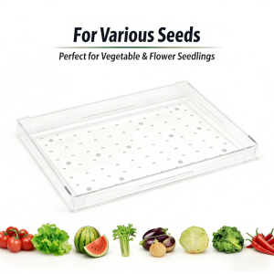 Chính xác cắm khay seeder của nhãn hiệu Acrylic seeding công cụ cho Tiny hạt giống Trọng lượng nhẹ và bền được sử dụng cho Thượng Hải màu xanh lá cây mù tạt bắp cải