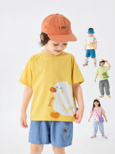 DUDUJIA | Áo Thun Tay Ngắn 100% Cotton Mỏng Nhẹ