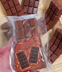 Đồ Chơi Squishy Socola Thanh Chocolate Bar Mềm Mịn Bóp Tay Nắn Bóp Giảm Stress Đáng Yêu Trẻ Em
