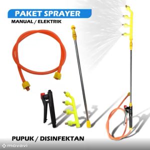 Paket Hemat Sprayer: Stik Sprayer Elektrik & Stik Teleskopik