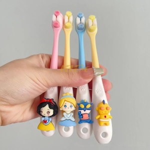 Children Toothbrush Cartoon Princess Ultraman Soft Bristle Toothbrush Kids Oral Care Tool For 2-12 Years Old