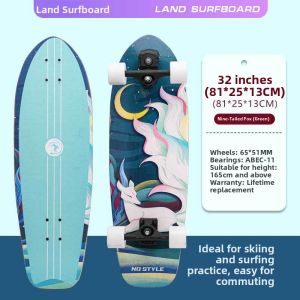 LIWAN | Beginner-Friendly All-Age Land Surfing Board No Push Required