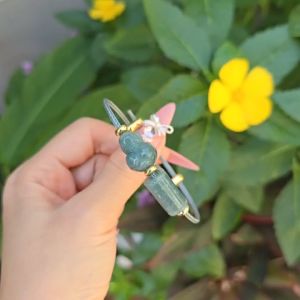 Vòng lu thống tỳ hưu Lam Ngọc dây cáp không kén mệnh - Phong Thủy TUDO