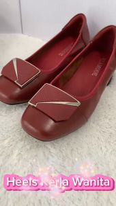 NEW!!! Sepatu Heels Wanita Kulit Real Import   W5771 Sepatu Wanita Import  Kekinian Kulit Real  Heels (+Box) Import