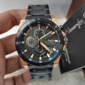 (BISA COD) Jam Tangan Pria Alexandre Christie AC 6619 AC6619 Original Garansi Resmi 1 Tahun - Stainless Steel