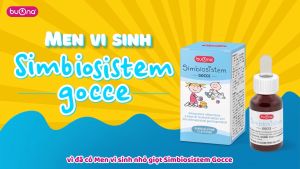 Men vi sinh Buona Simbiosistem gocce bổ sung lợi khuẩn sống bao kép dạng nhỏ giọt cho bé | Nhập khẩu chính hãng từ Ý