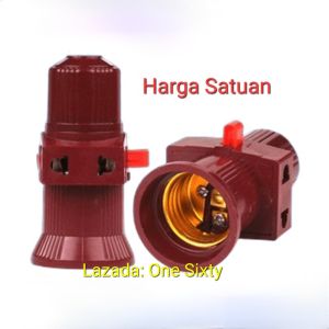Fitting Kombinasi Gantung + Saklar On Off Lampu Switch On Off
