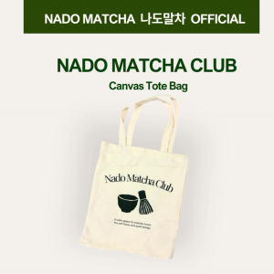 Nado Matcha Club Canvas Tote Bag