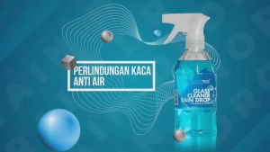 GLASS CLEANER RAIN DROP 1L - nanoTECH PROTECTION - GLASS COATING KACA WATER REPELLENT - PELAPIS KACA ANTI AIR - ANTI JAMUR KACA EFEK DAUN TALAS - RAIN CLEAR - ANTI FOG ANTI EMBUN