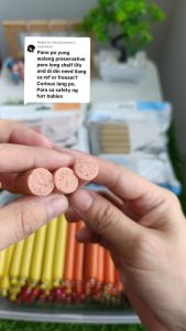 Luscious 25pcs Premium High Quality Ham Beef Sausage For Dog and Cat Pet Treats Pet Snacks with Vitamin Spirulina Taurine and Cranberry Extract