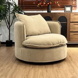 PURPLE LEAF | Purple Leaf Cream Style Sofa Chair Zen Style