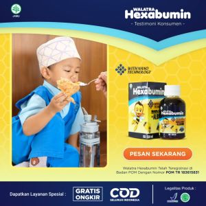 Walatra Hexabumin Asli: Solusi Penambah Nafsu Makan & Berat Badan Anak