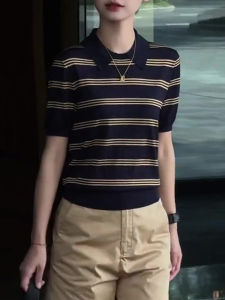 UYFY | Áo thun cổ polo tay ngắn thoáng khí mùa hè cho nữ cỡ lớn dáng ôm vừa vặn thời trang công sở giản dị