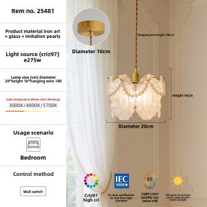 FANCY LAMP CLUB | French Shell Glass Wall Lamp Luxury Style