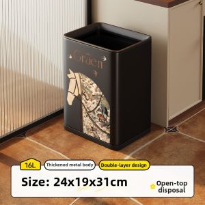 MEISD | New Stylish Retro Luxury Large Open-top Trash Can