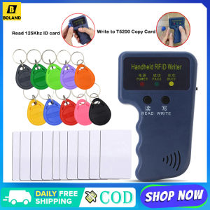 Boland Handheld Duplicator RFID 125Khz ID Card Copier Reader Writer Cloner Programmer Writable Lable T5200 Cards Tag
