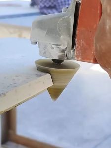 Router Diamond Wheel Beveling model Kerucut Mata Pinggul Gerinda 38 50MM