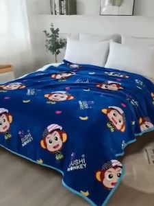 พร้อมส่ง ผ้าห่มนาโน 6ฟุต ผ้าห่ม เนื้อผ้านุ่มห่มสบาย ขนาด 180x200 cm ลายการ์ตูน ผืนใหญ่