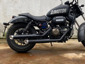Applicable to Qianjiang Flash 300S Restoration Exhaust QJ Flash 300 Restoration Harley VH Cobra Exhaust Horseshoe Sound