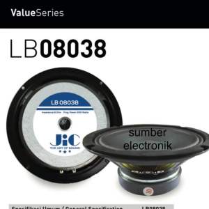 speaker 8 inch JIC LB 08038 middle