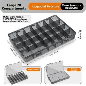 WINHUNT | Screw Organizer Box with Compartmentalization
