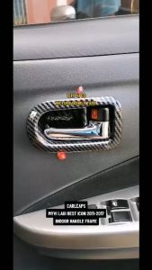 TCS perodua myvi lagi best icon 2011-2017 FORGED CARBON indoor handle frame cover accessories myvi 11-17