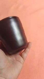 Ly nhựa melamine nhám đen uống nước trà đá Ø 7.7 x 8.4 cm 180ml  LY28N