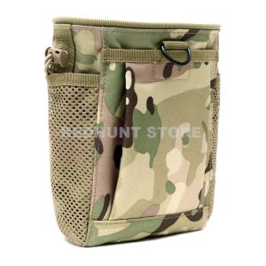 Tactical Molle Drawstring Magazine Dump Pouch Adjustable Utility Belt Fanny Hip Holster Bag Outdoor Ammo Storage Pack