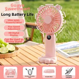 PAKCHOICE | Portable Silent Long Battery Life Mini Cute Charging Fan