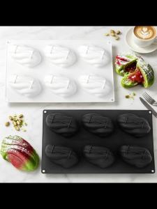 Khuôn Silicon Làm Sô Cô La Cho 3/4/6/9/12 Ô Thiết Kế Quả Hồ Trăn Tự Làm Xà Phòng Mousse Món Tráng Miệng Dụng Cụ Nướng Bánh Thân Thiện Với Môi Trường Đồ Dùng Nhà Bếp