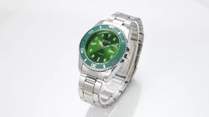 【In Stock 】2024 New Mens Watch Round Steel Band Watch Waterproof Calendar High-end Business Watch Jam Tangan Lelaki 男士手表