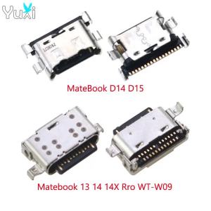 YuXi 2pcs Type C USB Charging Port Dock Plug Connector Socket For Huawei Matebook 13 14 14X Rro WT-W09 D14 D15 MagicBook 15