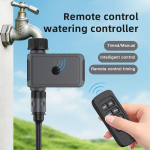 Remote Control Water Timer 1-Outlet Intelligent Irrigation Watering System Garden Sprinkler Timer 5 Minutes - 2 Hours Timeable