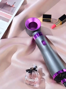 5 In 1 Multifunctional Hair Dryer and Automatic Hairdresser Curler Straightener Curler with 750W Capacity including
