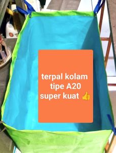 kolam terpal A20 ukuran 70x50x50