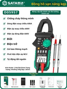SATA | Ampe Kìm Số Động Cao Cấp